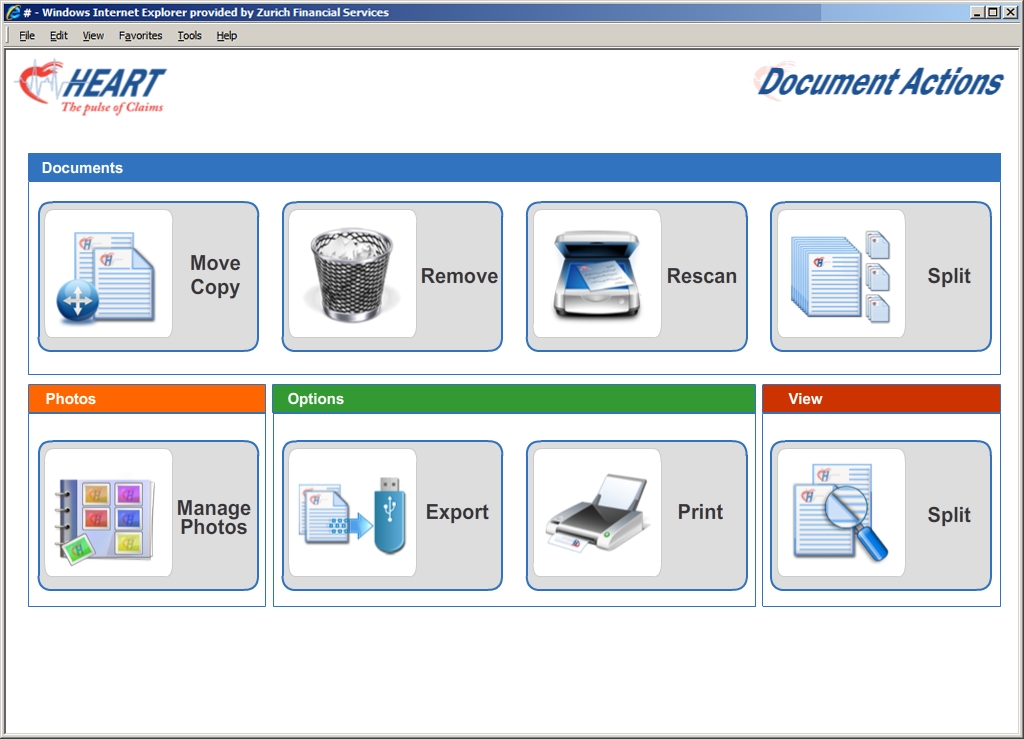 Farmers Document Actions screen