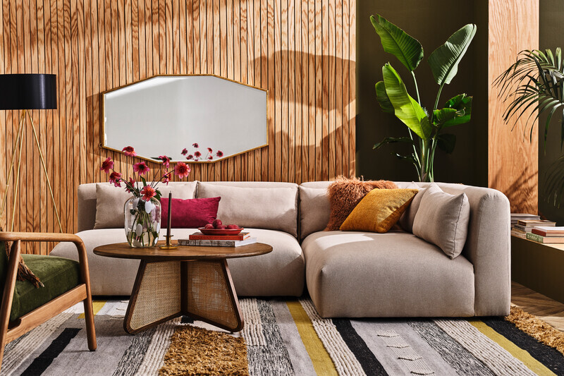 Joybird Carin collection room scene